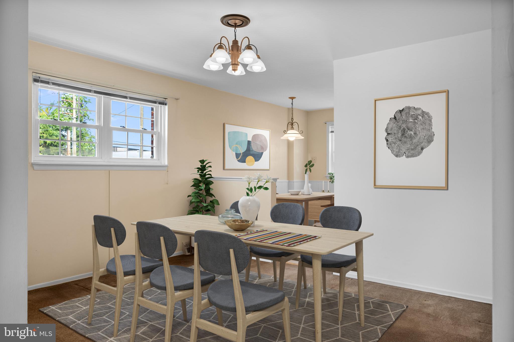 9945 Sandy Road Philadelphia, PA 19115 - Photo 9 of 45 Virtually Staged dining room