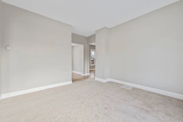 a view of an empty room