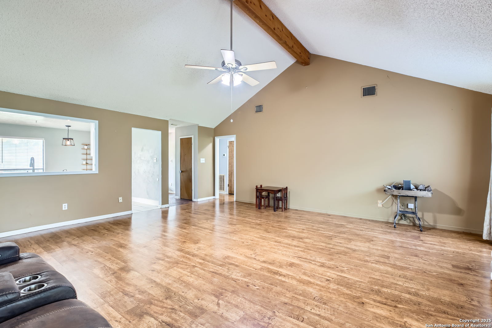 1608 Kings Ranch Road Bandera, TX 78003 - Photo 6 of 14 a view of work space with wooden floor and furniture