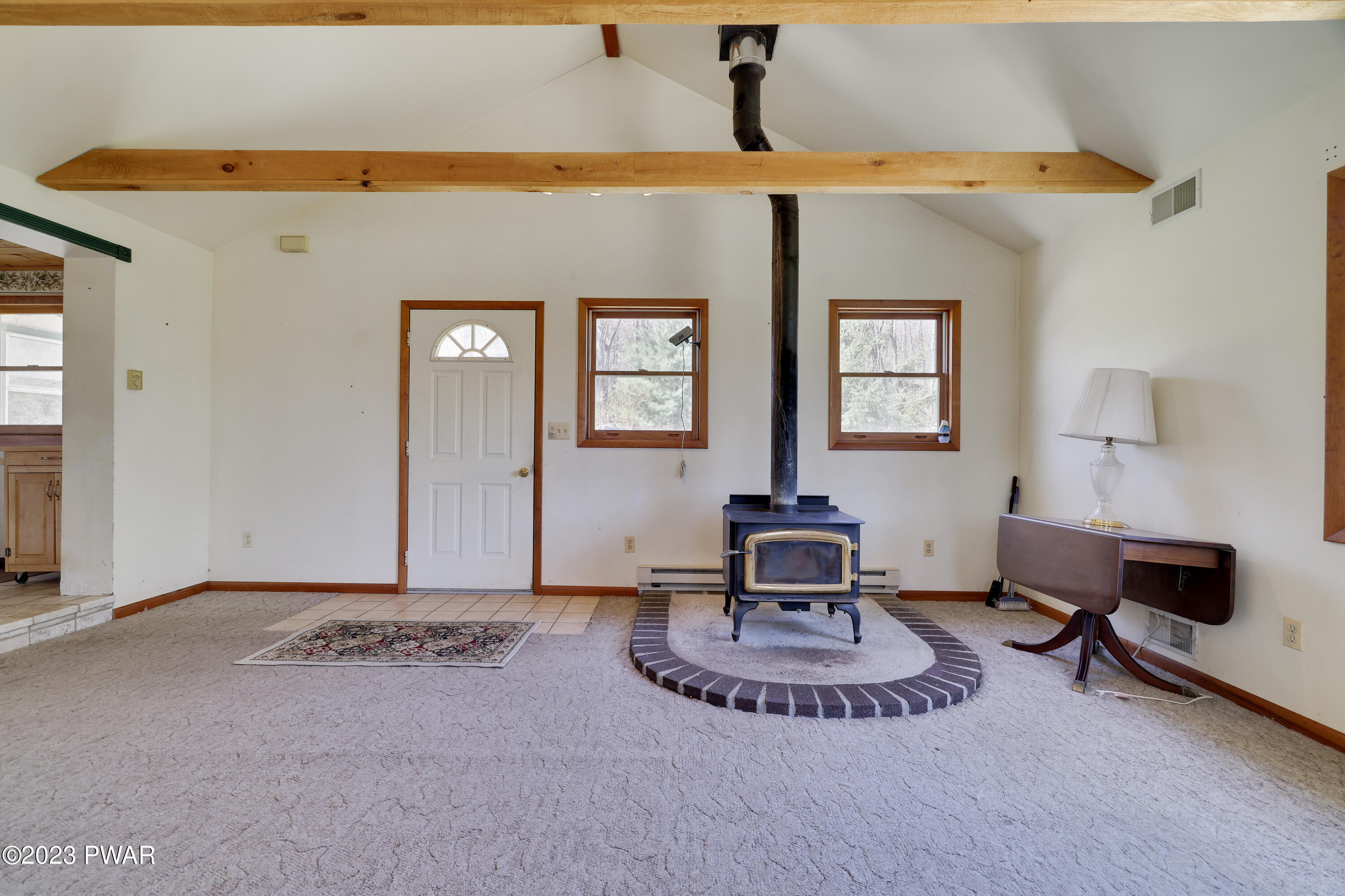 126 Meadow Ridge Acres Road Milford, PA 18337 - Photo 5 of 33 High Vaulted Ceilings Living Room