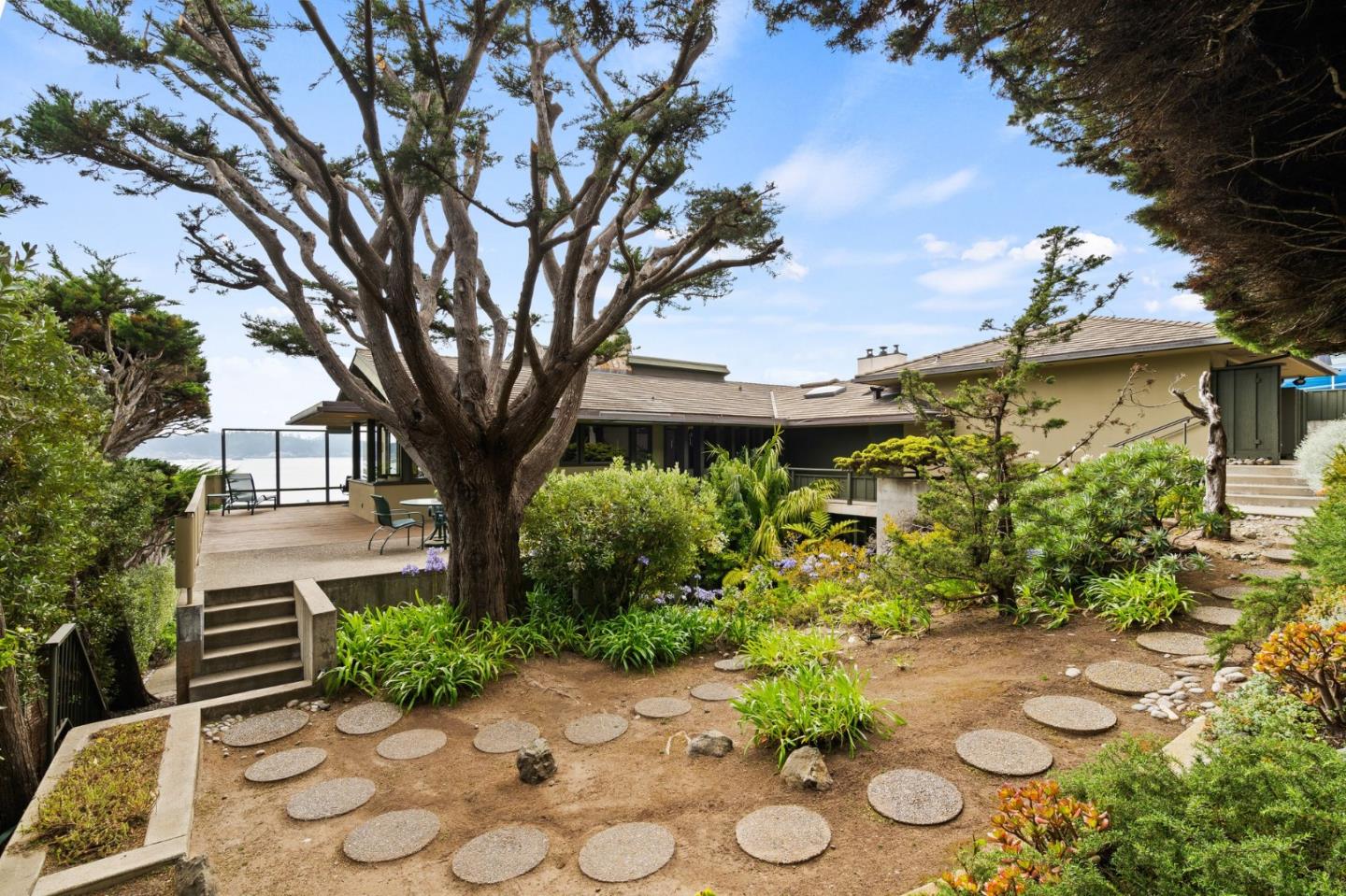 2615 Ribera Road Carmel, CA 93923 - Photo 20 of 23 a view of a garden with plants