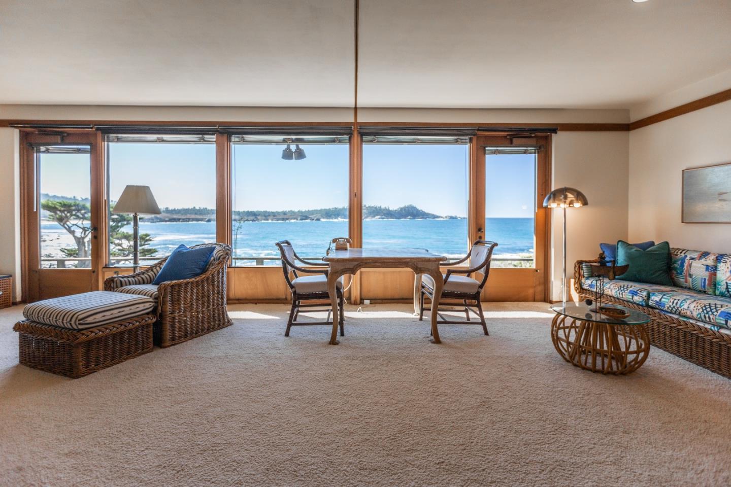 2615 Ribera Road Carmel, CA 93923 - Photo 6 of 23 a living room with furniture and a large window