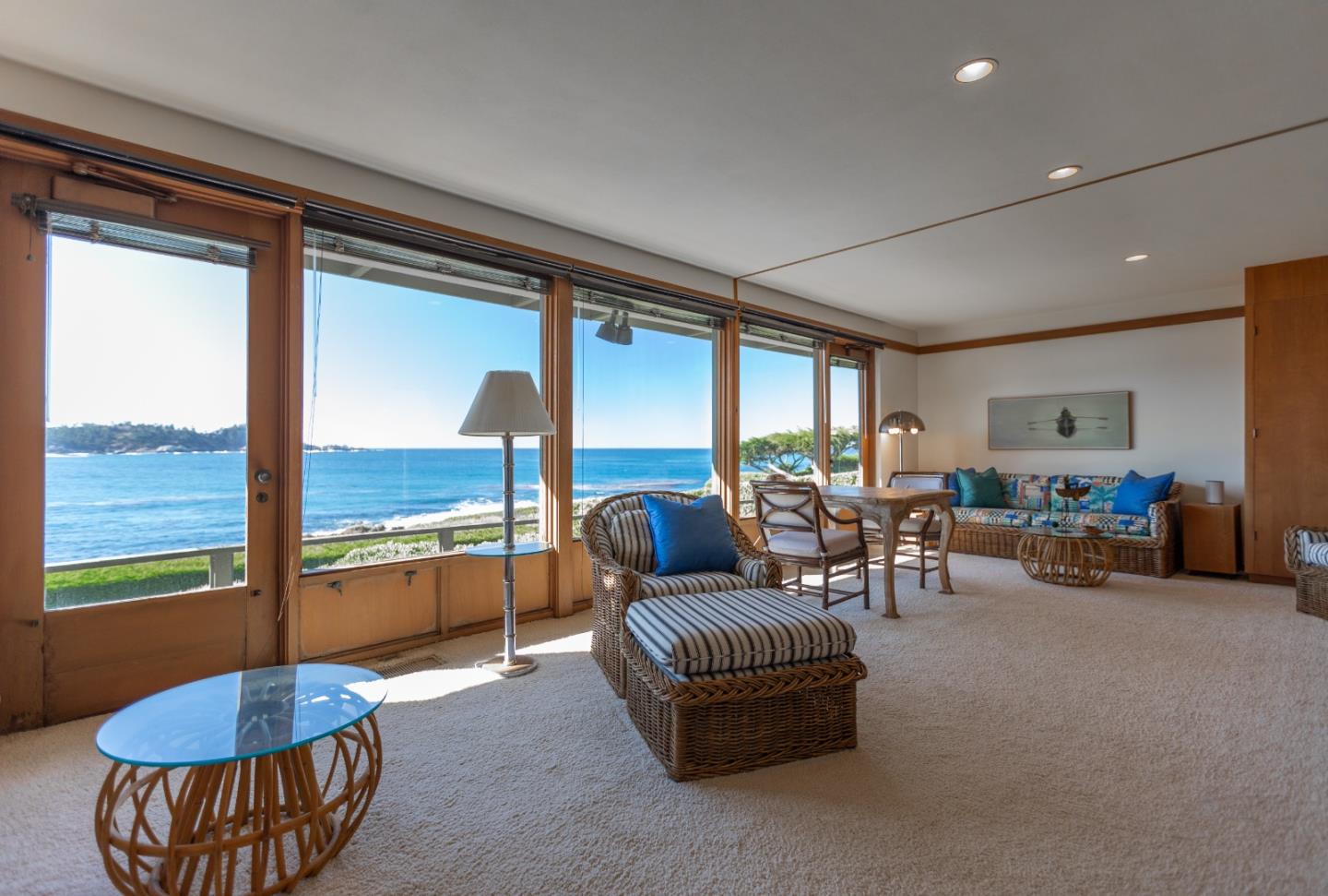 2615 Ribera Road Carmel, CA 93923 - Photo 7 of 23 a living room with furniture and a large window