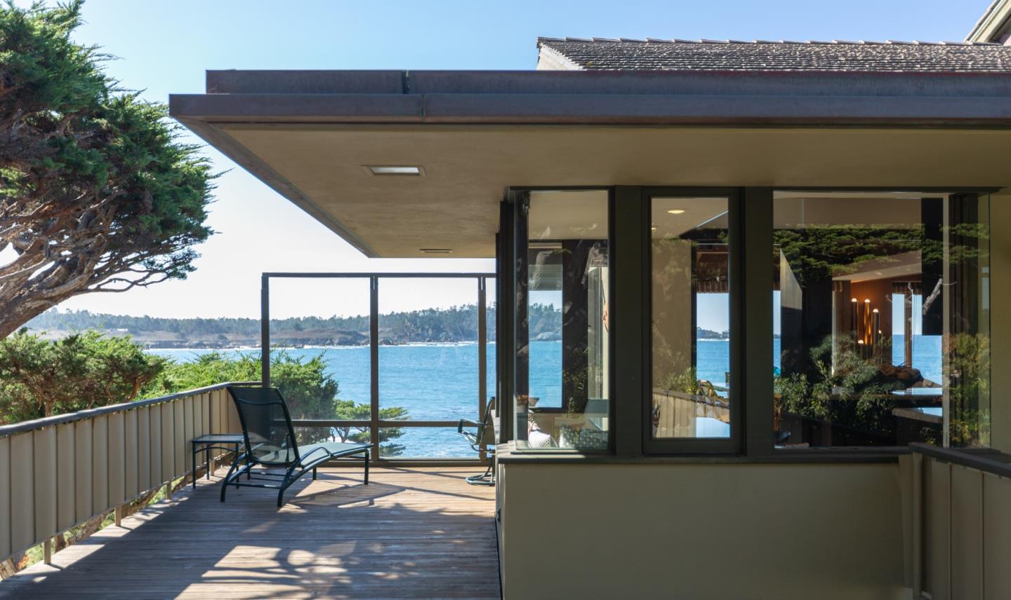 2615 Ribera Road Carmel, CA 93923 - Photo 10 of 23 a building outdoor space with patio furniture and garden