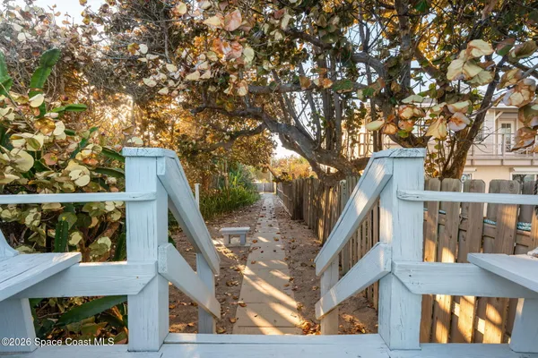 a view of outdoor space and deck