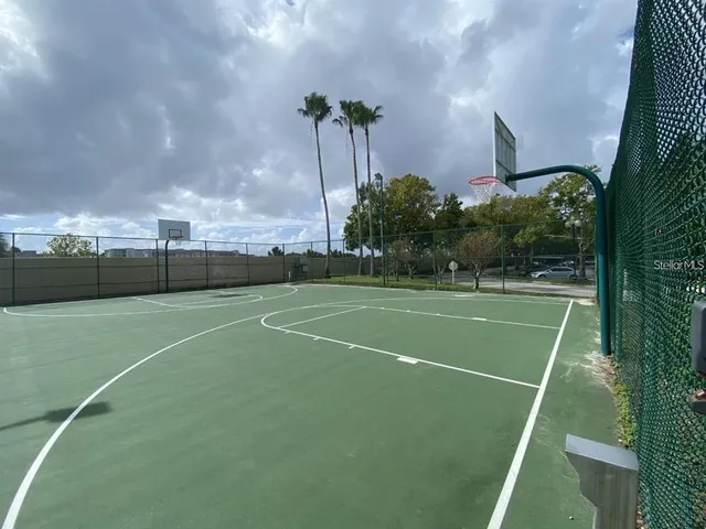 a view of a tennis court