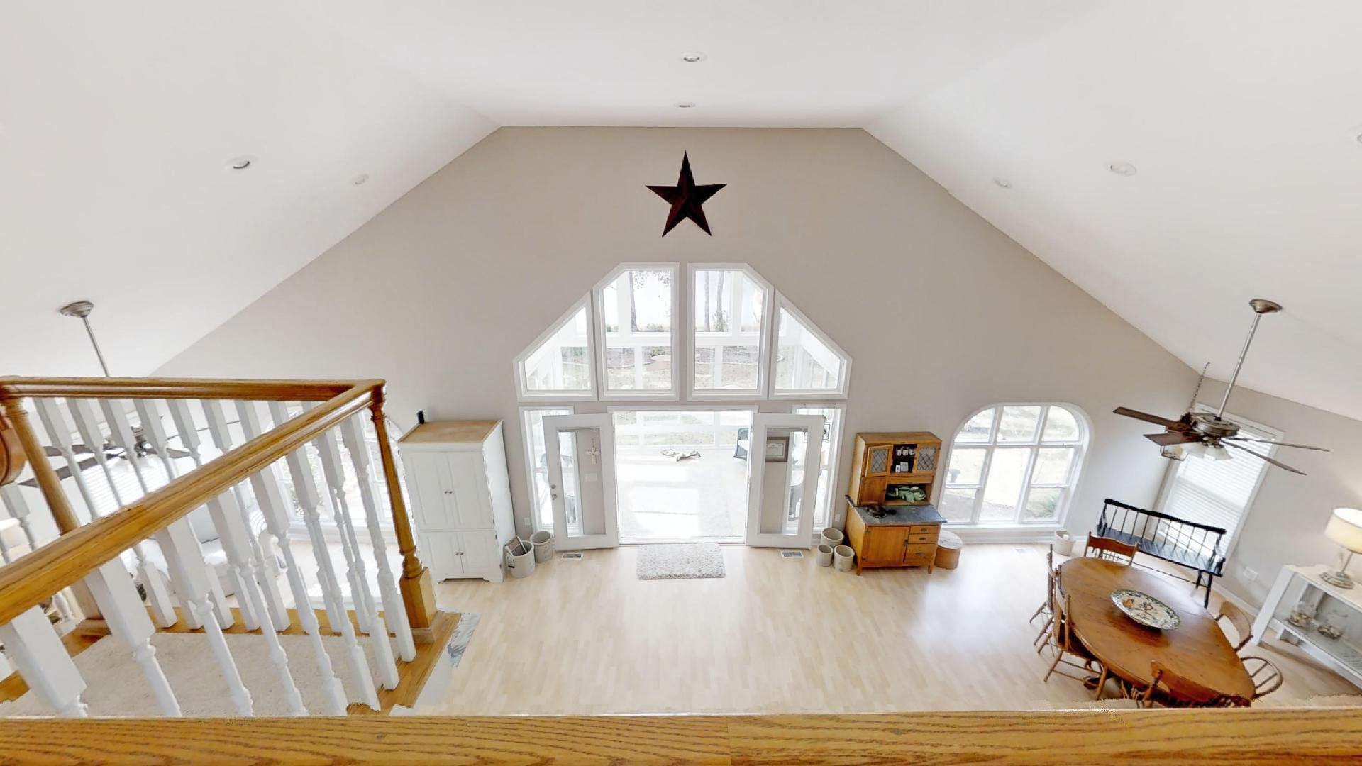 239 Ridge Lake Drive Manning, SC 29102 - Photo 9 of 39 VIEW OF GREAT ROOM FROM BALCONY