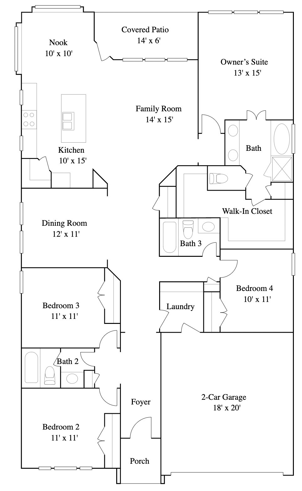 606 Linares Lane Austin, TX 78748 - Photo 33 of 35 View of property floor plan