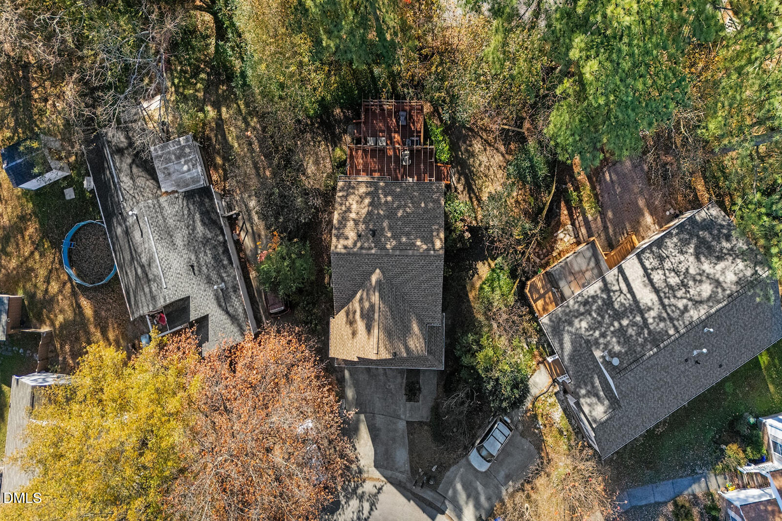 12 Byerly Court Durham, NC 27713 - Photo 27 of 28 a backyard of a house with lots of green space