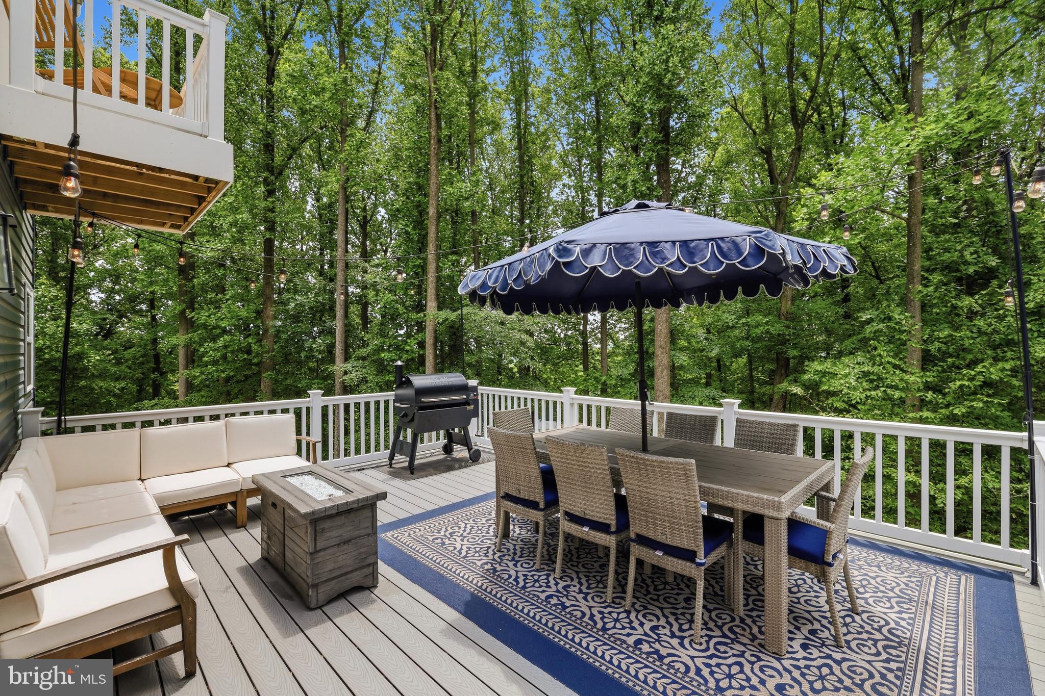 1215 B Providence Road Towson, MD 21286 - Photo 19 of 74 Fabulous deck overlooking yard and woods