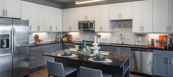 a room with storage and utility