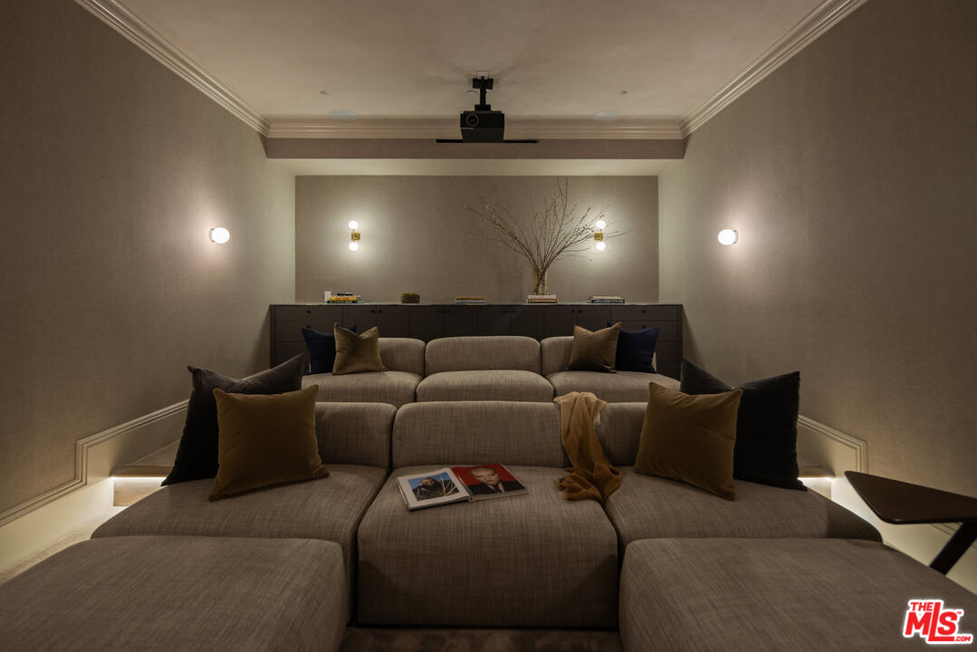 15620 Woodvale Road Encino, CA 91436 - Photo 36 of 37 a projector room with a couch