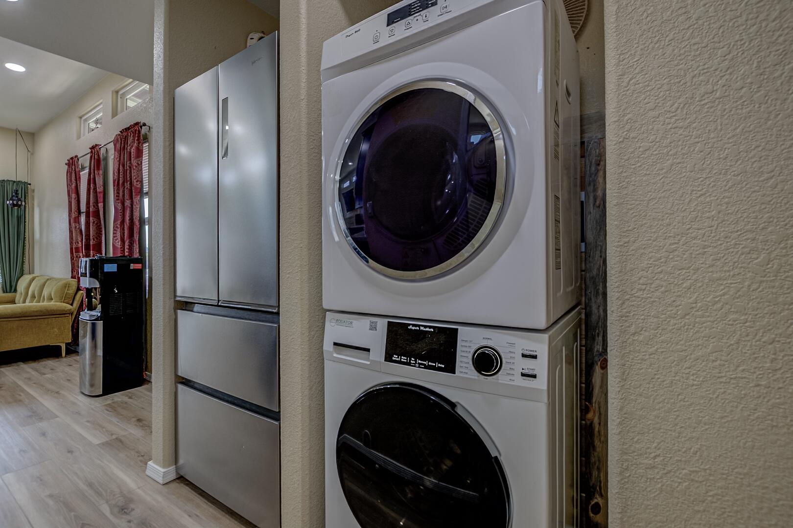 16 North Star Vale Road, Unit 122B Star Valley, AZ 85541 - Photo 12 of 21 a view of a kitchen with washer and dryer