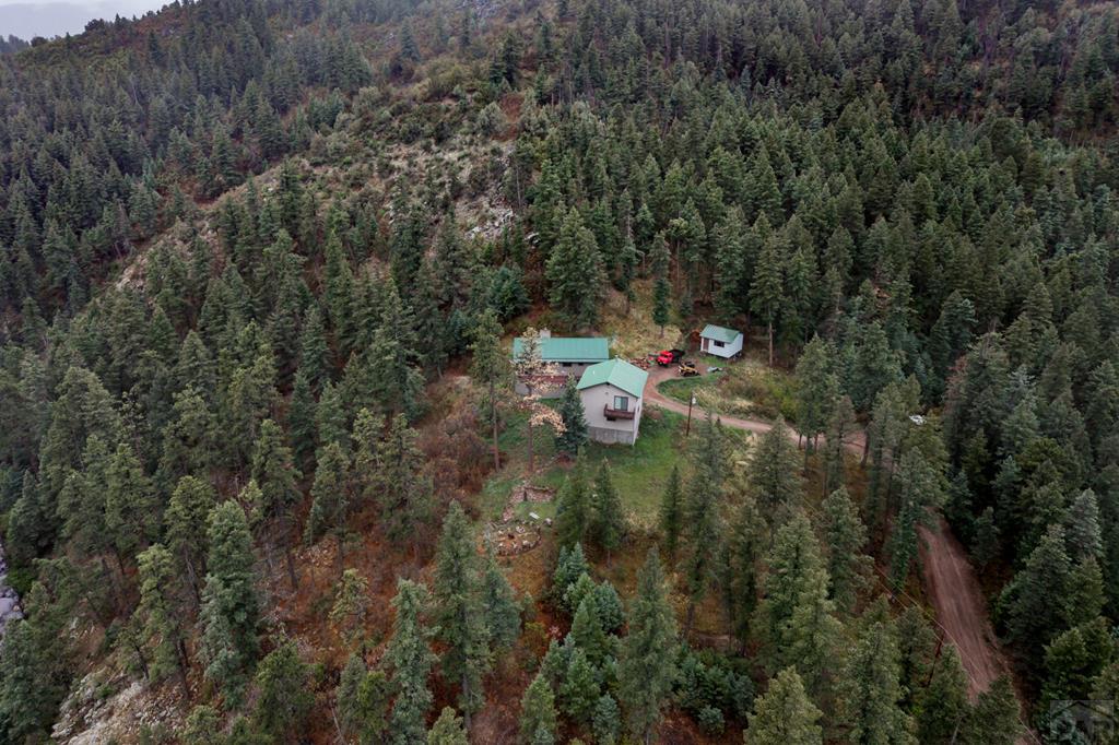 9600 Middle Creek Canyon Road Beulah, CO 81023 - Photo 9 of 50 a backyard of a house with stainless steel appliances