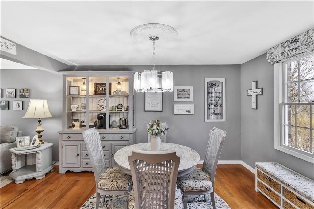 9 Quail Court Export, PA 15632 - Photo 21 of 35 Imagine all the Gatherings with Friends and Family in this Beautiful Space. Custom Blind Matches those in the Living Room.