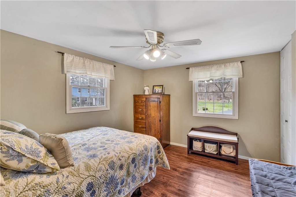 9 Quail Court Export, PA 15632 - Photo 28 of 35 Front Facing 14x11 Bedroom #3 with Two Windows, Ceiling Fan, and HUGE Closet with Tons of Storage Space.