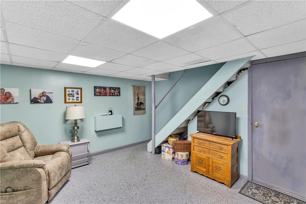 9 Quail Court Export, PA 15632 - Photo 33 of 35 Another View of the Finished Area in Basement (Storage Under the Steps).