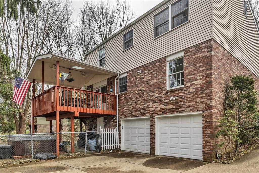 9 Quail Court Export, PA 15632 - Photo 6 of 35 Rear Entry Two Car Garage and Covered Back Deck.