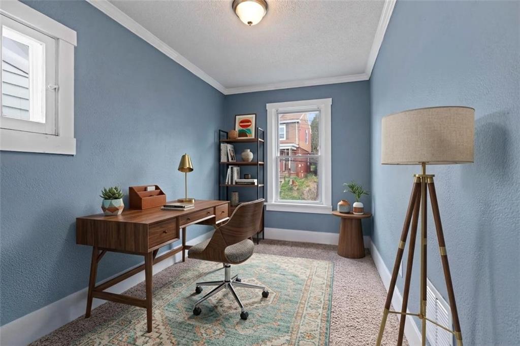67 Semicir Street Observatory Hill, PA 15214 - Photo 24 of 41 bedroom 3 virtually staged as office