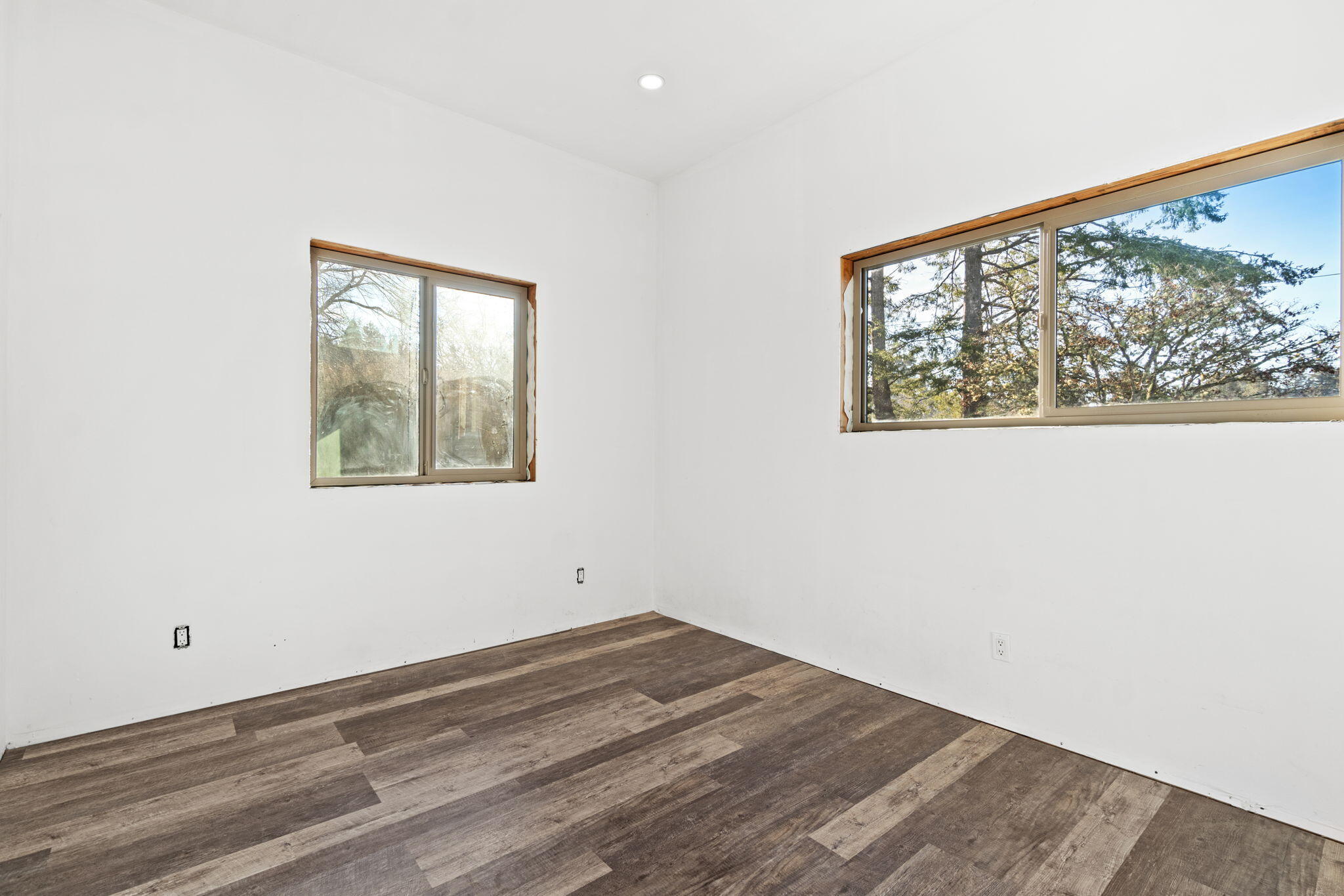 61 Kingston Road Fieldbrook, CA 95519 - Photo 18 of 48 a view of empty room with wooden floor and window