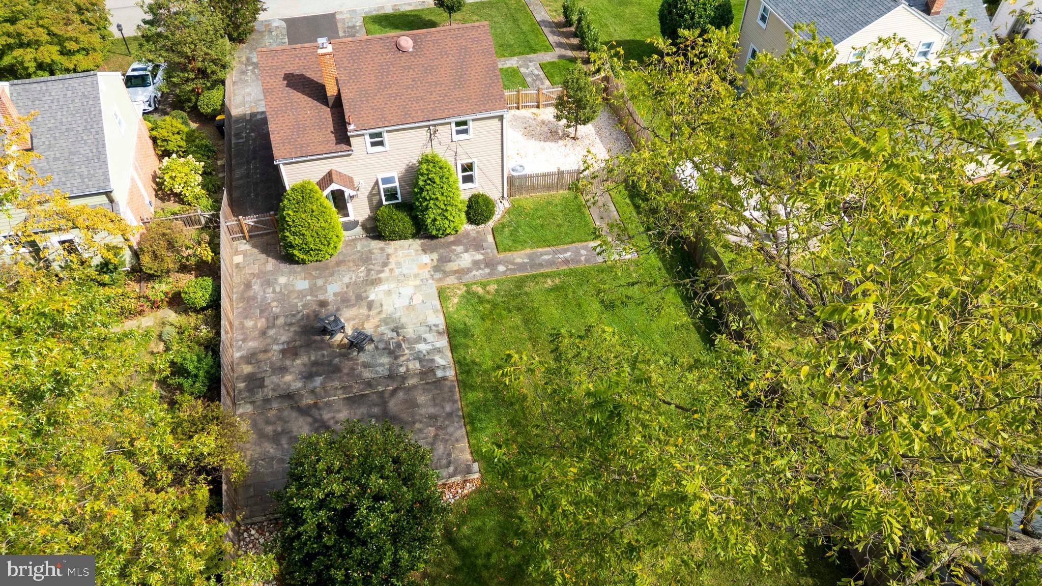 1508 Niessen Road Oreland, PA 19075 - Photo 41 of 44 an aerial view of residential house with outdoor space and trees all around
