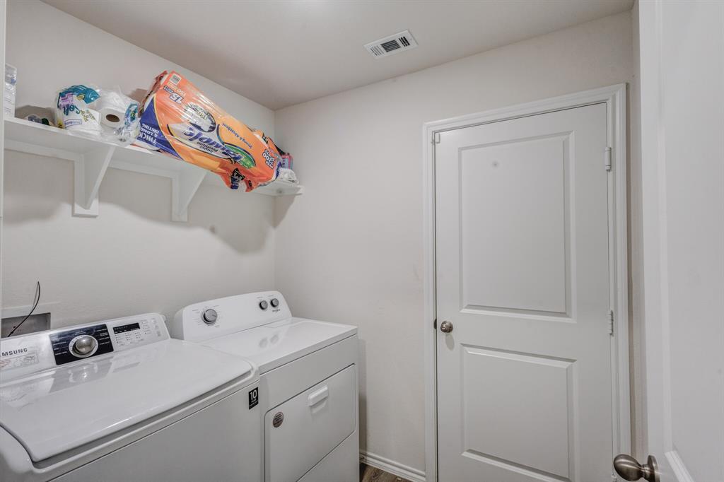 806 Ramble Road Lavon, TX 75166 - Photo 16 of 24 a utility room with dryer and washer