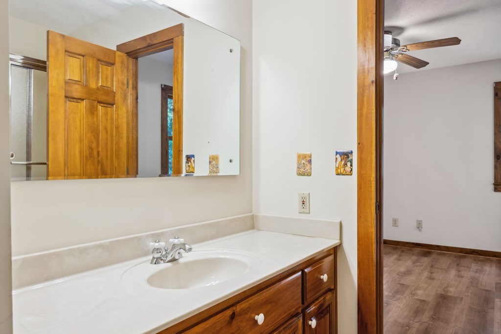 101 Menagerie Ridge Epworth, GA 30541 - Photo 28 of 48 a bathroom with a sink and a mirror