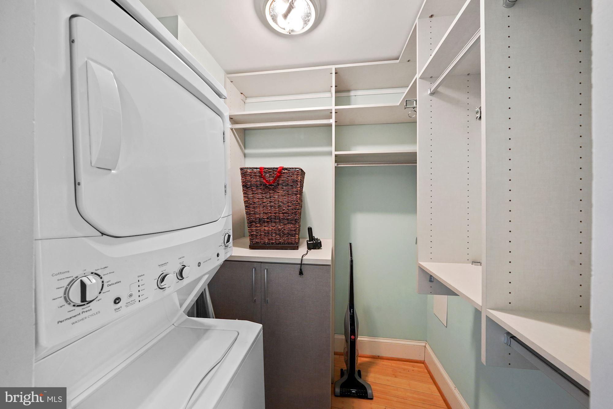 514 Seward Square Southeast Washington, DC 20003 - Photo 24 of 30 Upstairs washer/dryer and walk-in closet