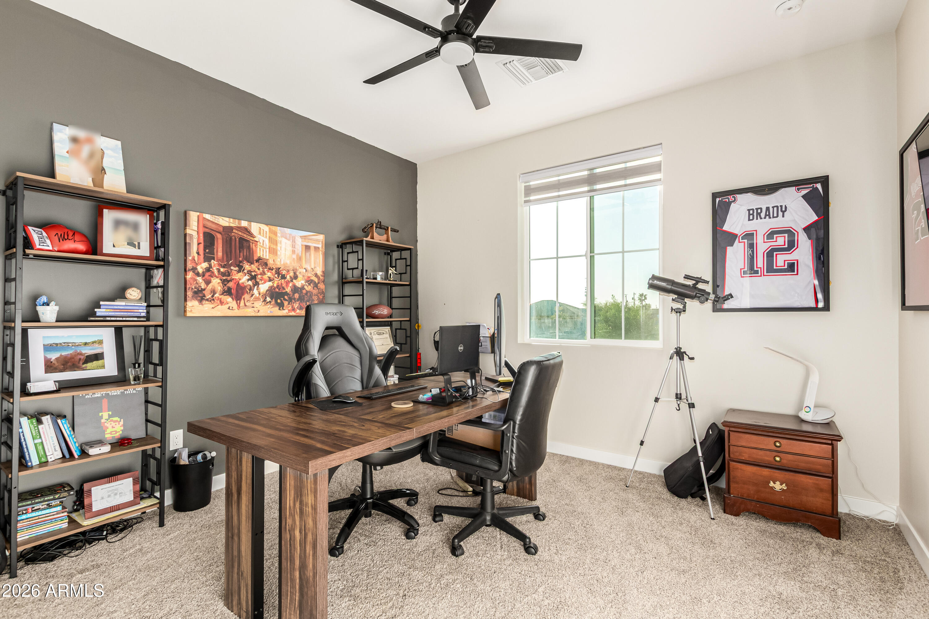 990 North Muleshoe Road Apache Junction, AZ 85119 - Photo 19 of 34 a view of a workspace with furniture and a window