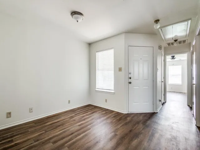 wooden floor in an empty room