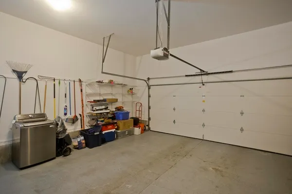a view of a storage & utility room with stuff