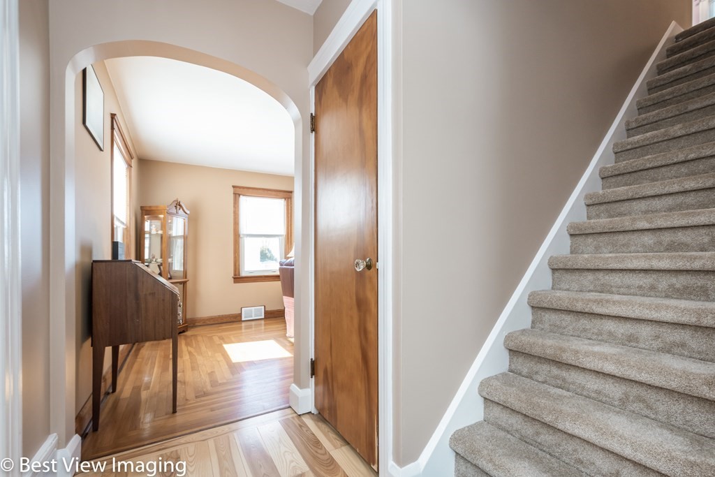 118 Goldthwaite Road Northbridge, MA 01588 - Photo 3 of 24 a view of entryway and hall with wooden floor