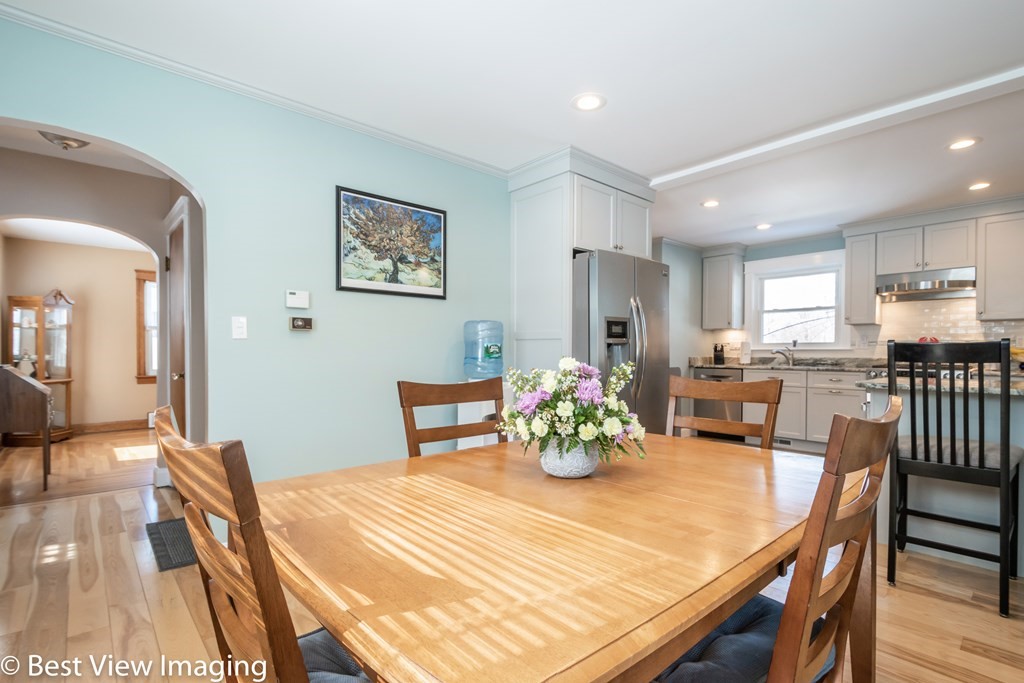 118 Goldthwaite Road Northbridge, MA 01588 - Photo 8 of 24 a outdoor dining room with furniture and wooden floor