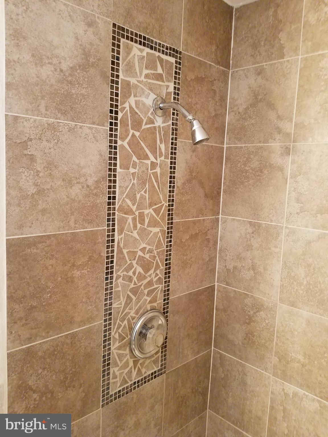 6955 Conservation Drive Springfield, VA 22153 - Photo 30 of 42 Updated bathroom with intricate tile work.