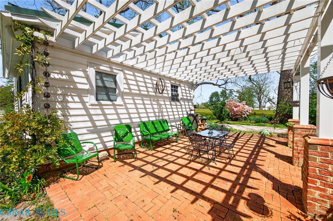 2413 Forge Road Toano, VA 23168 - Photo 34 of 49 Pergola Covered Patio Close-up.