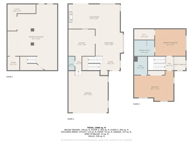 $370,000 | 11257 Melrose Court, Orland Park, IL 60467