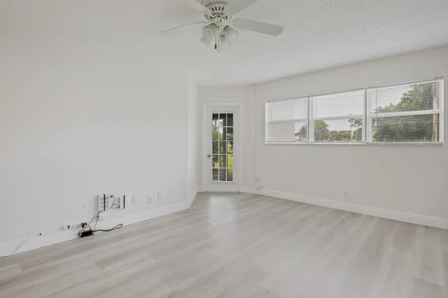 wooden floor in an empty room