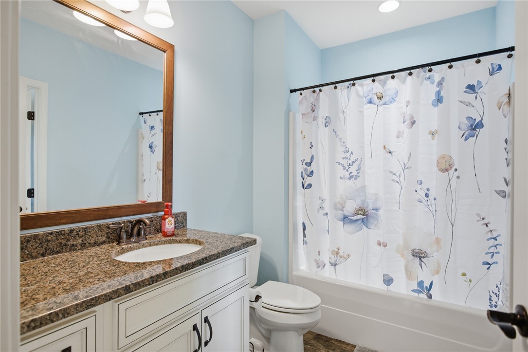 426 Oak Creek Road Seneca, SC 29678 - Photo 32 of 50 This bright bathroom features a spacious vanity with ample storage and a refreshing shower.