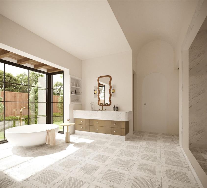 3832 Cabana Lane Dallas, TX 75229 - Photo 8 of 10 a view of a bedroom with a large window and bed