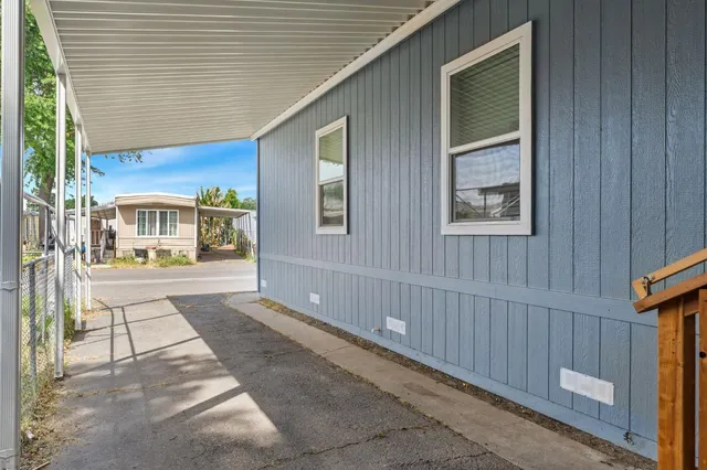 a view of front door of house