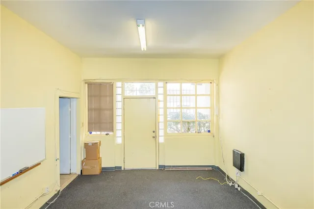 a close view of door