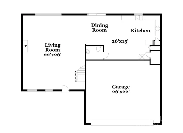 a picture of a bench in front of a gate