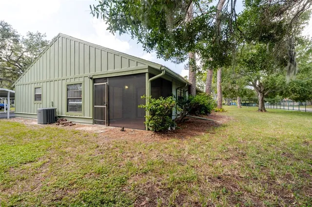 a house view with a garden space