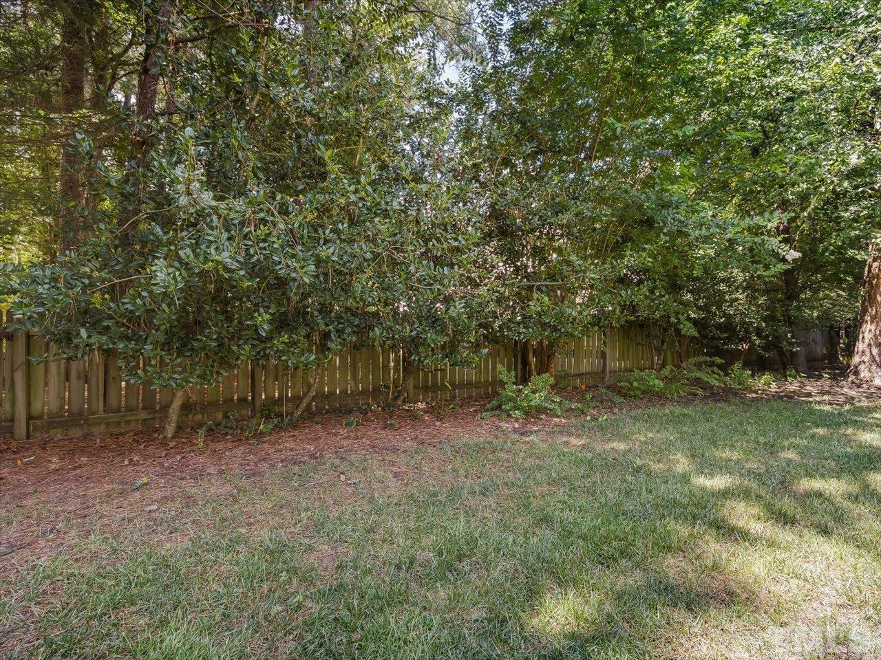 4 Caspian Court Durham, NC 27713 - Photo 60 of 84 a view of a forest with trees in the background