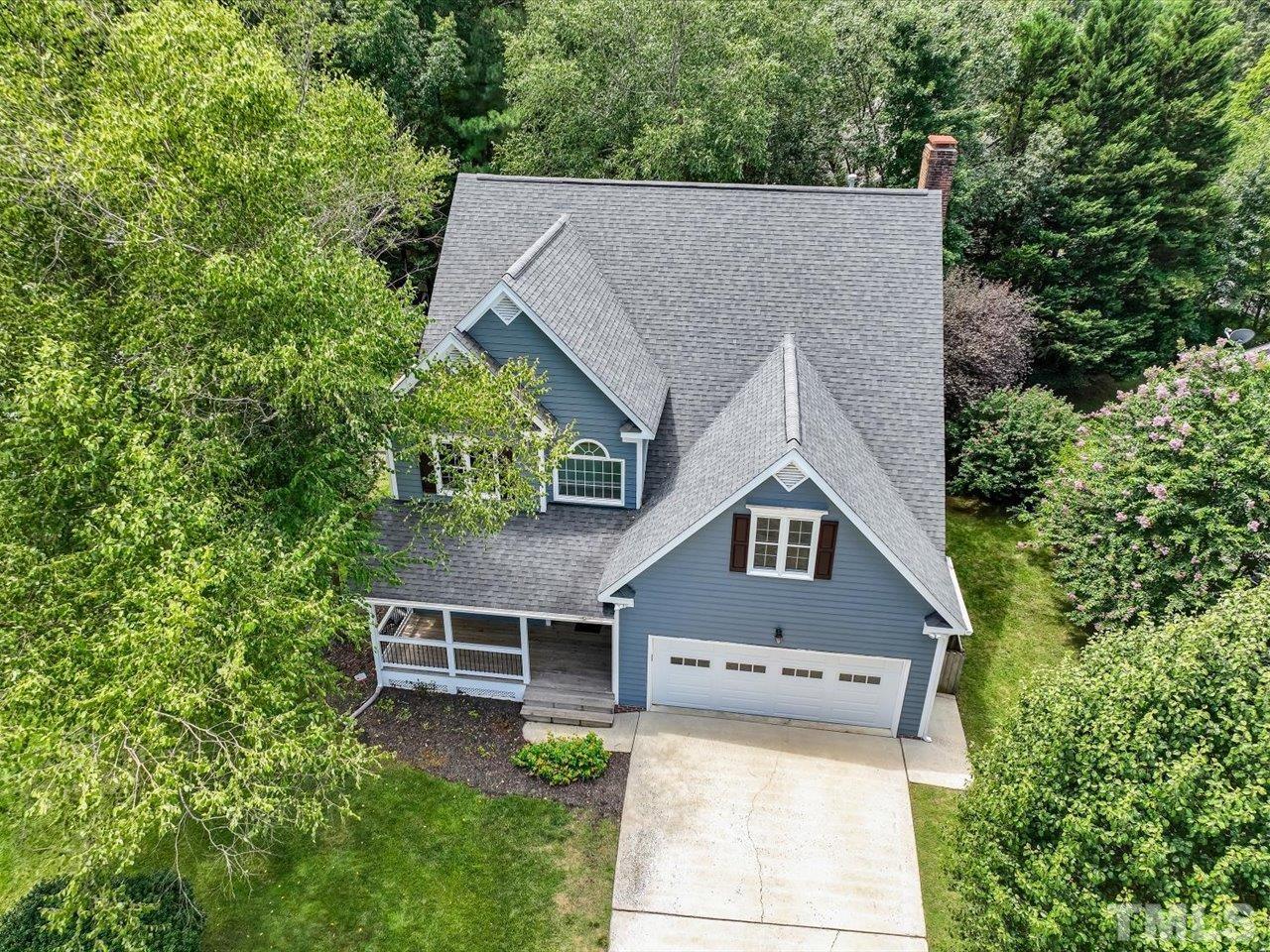 4 Caspian Court Durham, NC 27713 - Photo 67 of 84 an aerial view of a house next to a yard