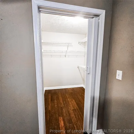 a view of walk in closet