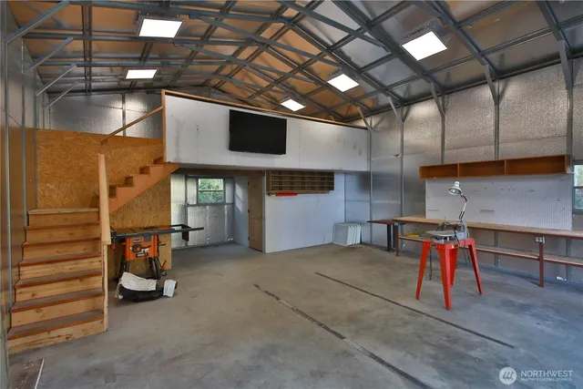 a view of storage and utility room