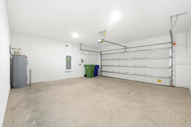 a view of a room with storage and utility room