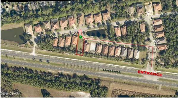 a view of a pathway of a building