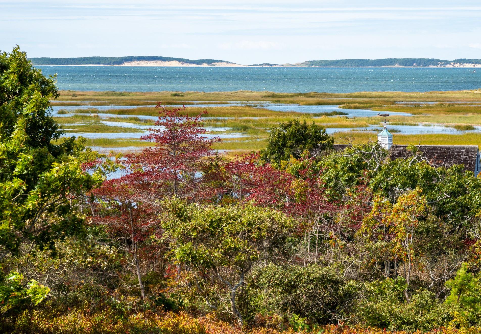 10 Ben's Way Eastham, MA 02642 - Photo 3 of 43 Autumnal view of Wellfleet Harbor